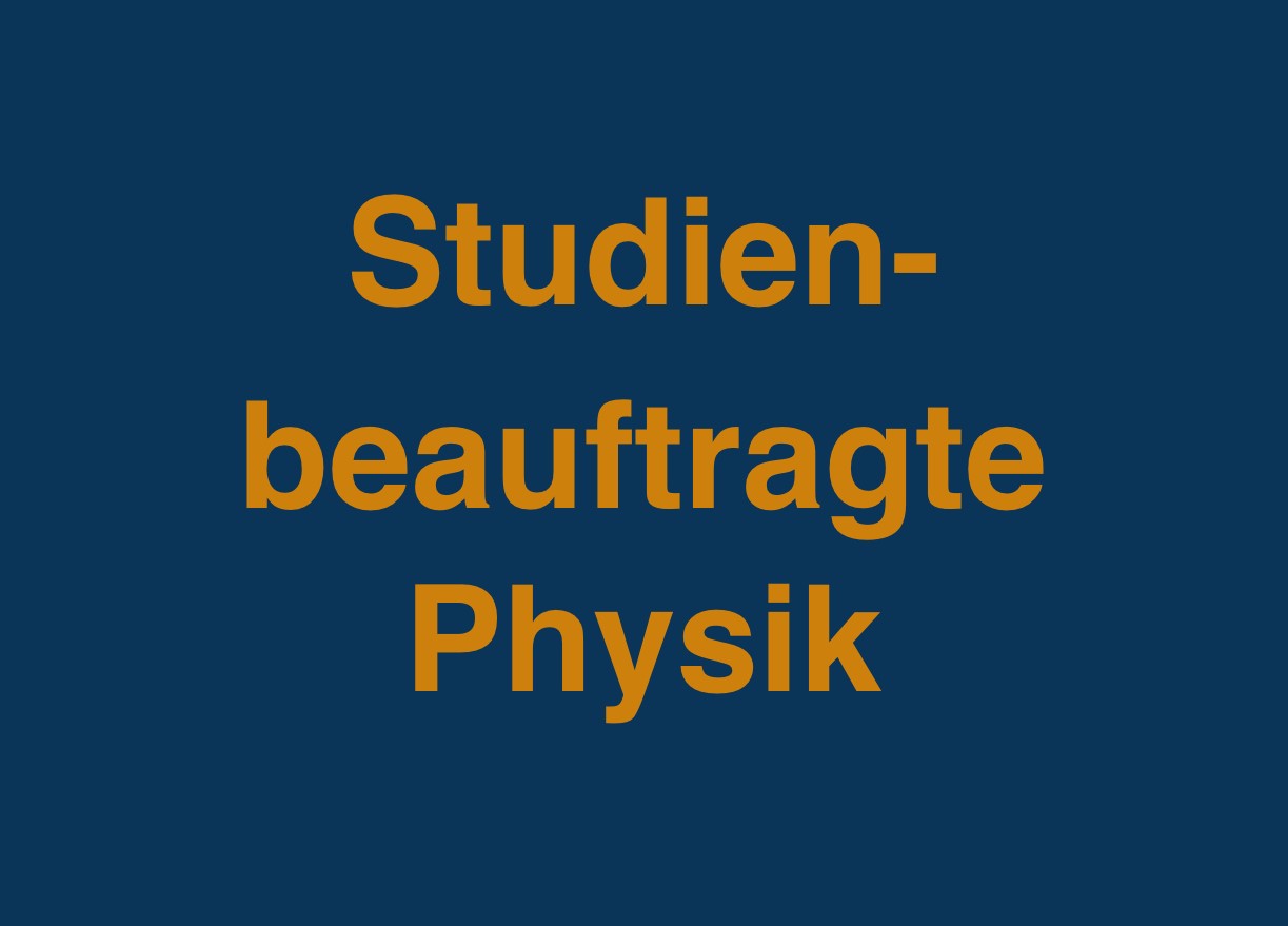 Studienbeauftragte Physik