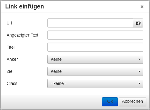Link einfügen/bearbeiten Link einfügen/bearbeiten