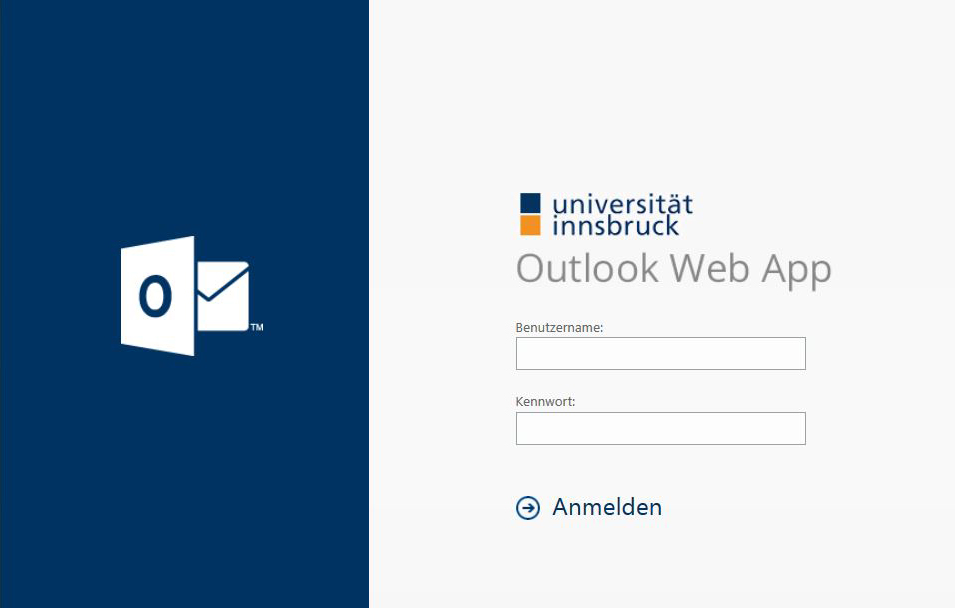 Outlook Web App (OWA) Universität Innsbruck