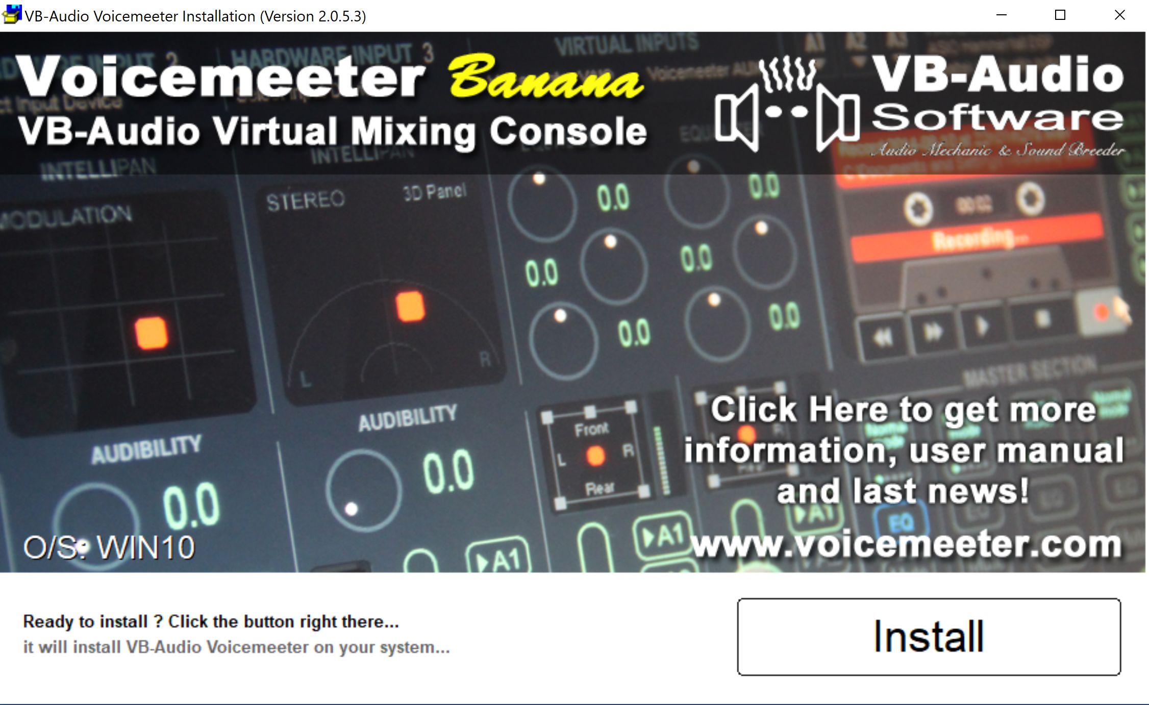 banana voicemeeter virtual audio cable